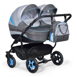 41 - Детская коляска для двойни  INDIGO DUO 18